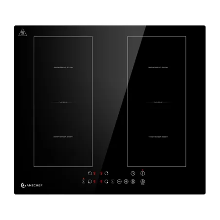 AMZCHEF CE-FS-I72S-FFDD06 Induction Cooktop, 4 zones